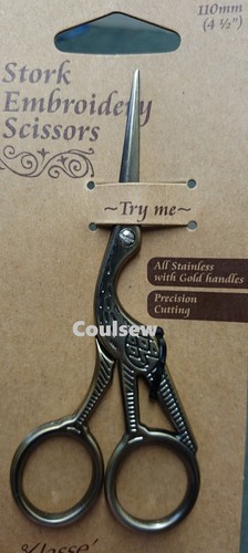Antique style stork - 1/2",
