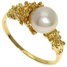MIKIMOTO  Pearl Pearl Ring K18