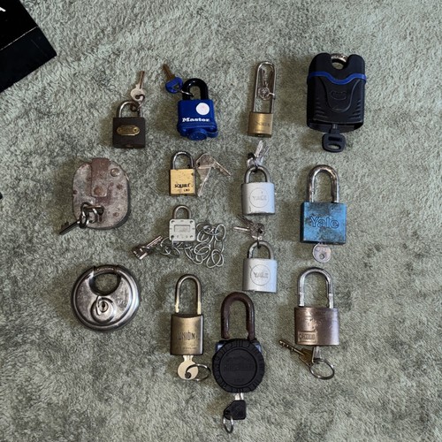 Used padlocks good - 14, in
