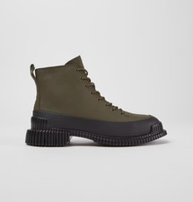 Camper Pix Ankle Boots Khaki