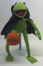Nanco Kermit the Frog Plush 16 In Halloween Dracula Pumpkin Cape Posable
