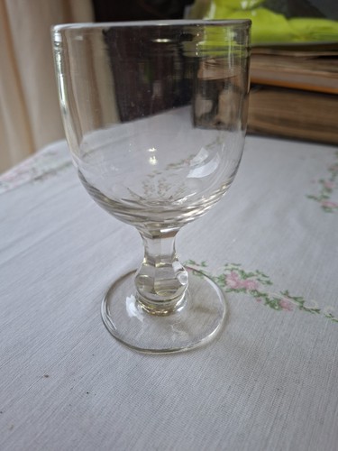 Vintage facet rummer glass - facet,