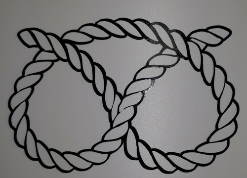 Staffordshire knot 3 5 - knot, 5"x