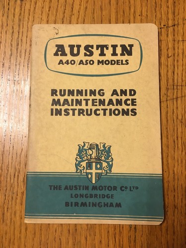Austin a40 a50 - a50, shop