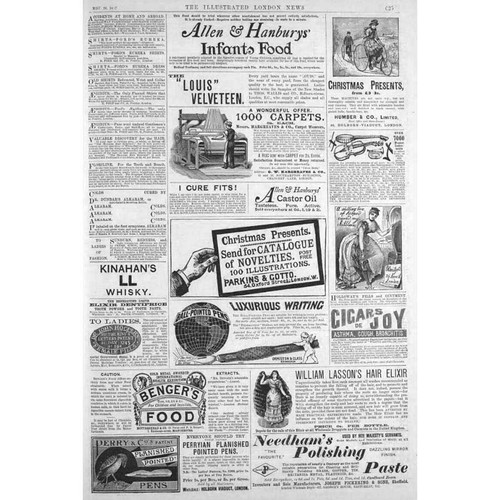 Victorian adverts carpets - adverts;,