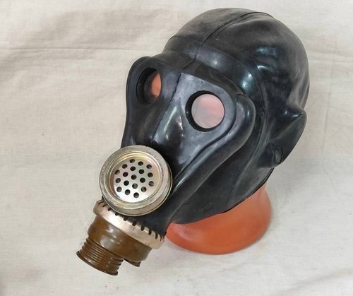 Soviet union rubber gas mask