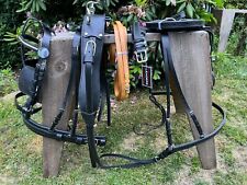 Beautiful All Leather Driving Harness! Available in 5 Sizes! Black