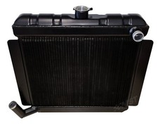 Escort Mk1 Mk2 Alloy Radiator Classic Header Ford Duratec Engine Fitting - Black