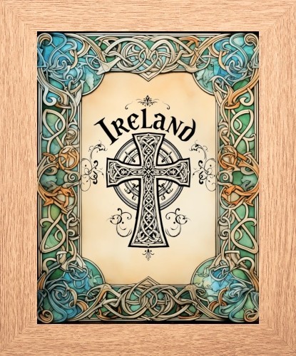 Irish celtic cross ireland - celtic,