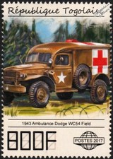 WWII 1943 DODGE WC54 Field