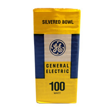 Vintage GE 100W Silver Bowl