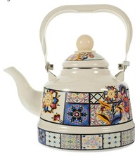 Vintage Enamel Tea Kettle