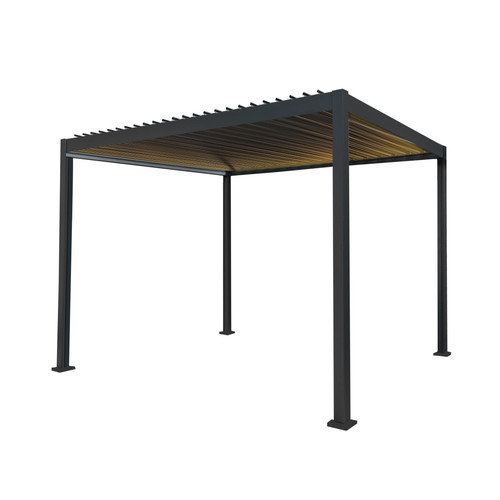 Metal pergola with led - metal, lights