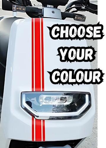 Scooter front panel stripes - scooter,