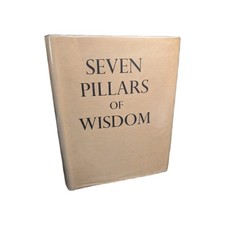 Seven Pillars of Wisdom Book 1936 Seventh Impression By T. E. Lawrence A31