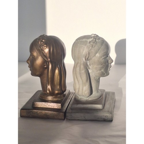Frankart art deco lady bust - art,