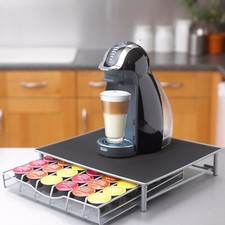 COFFEE MACHINE STAND & CAPSULE POD STORAGE HOLDER DRAWER NESPRESSO DOLCE GUSTO