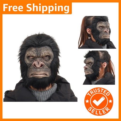 Angry gorilla latex costume - gorilla,