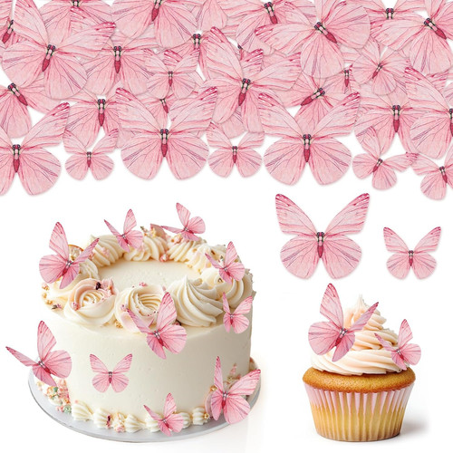 Pcs edible butterfly - 72,