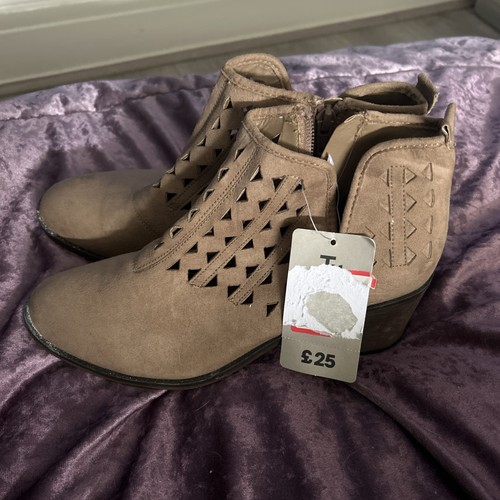 Sainsburys brown suede - sainsburys,