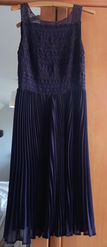 Oasis purple pleated midi - oasis,