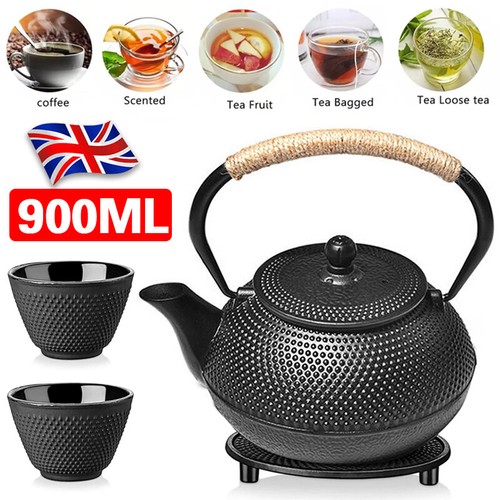Stovetop tetsubin teapot set - tetsubin,