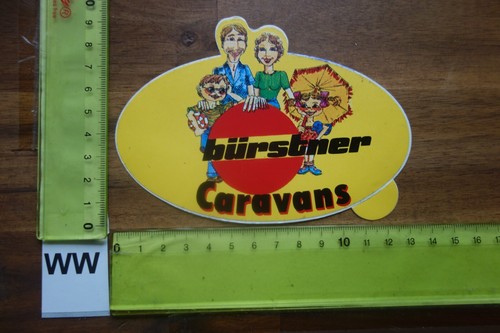 Old sticker camping caravan - camping,