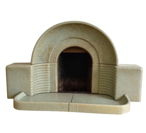 Original art deco fireplace - original,