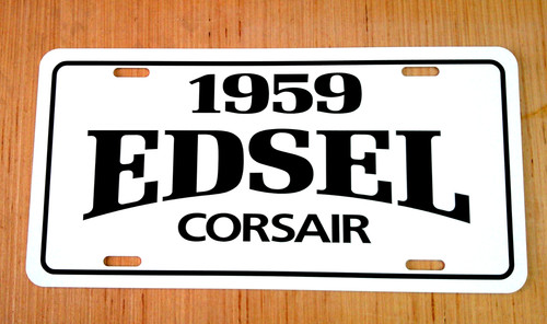 1959 edsel corsair license - 1959,