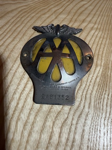 Badge old from 60s - aa,