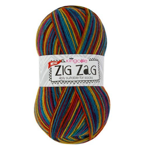 King cole zig zag ply - king, sock