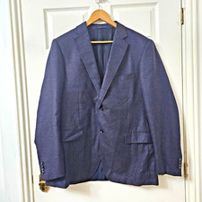 PAL ZILERI Mens Italian Wool Cashmere Blazer Jacket Chest UK 46 Tweed Red Lowson