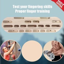 Wooden Climbing Hangboard