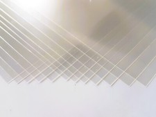 Acetate Clear Plastic Sheet Thin Clear 0.1mm thick, A5 & A4 Single 5 or 10 Pack