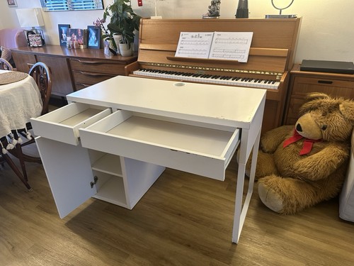 Ikea micke desk white 105cm - ikea,
