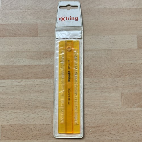 Vintage rotring iso - iso, lettering