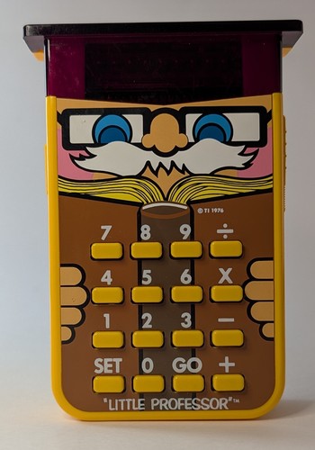 Vtg little professor quiz - professor,