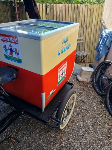 1980s paisley ice cream trike - paisley, ice-cream