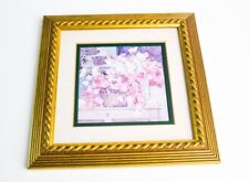 Adelene Fletcher Sweet Peas Gilt Ornate Framed Floral Print 22 x 22 cms
