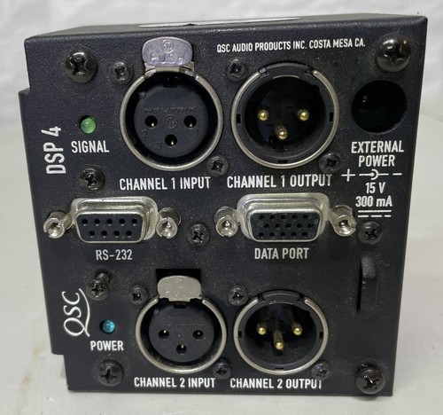 Qsc dsp4 digital - dsp4, signal