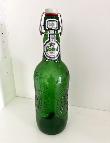 Large grolsch green glass - grolsch,