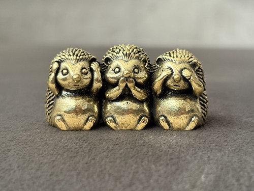 Solid brass three wise - solid,