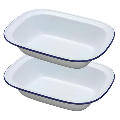 Falcon oblong enamel pie - oblong,