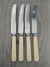 X4 Thomas Turner & Co Sheffield George V English Dessert Knives Cutlery
