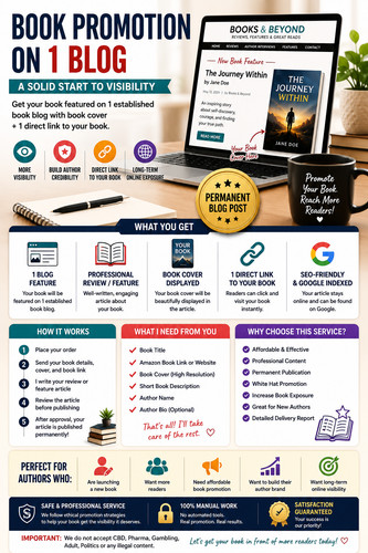 Book promotion blog - promotion,