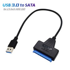 USB3  To SATA 22Pin (7+15) SSD 2.5 Inch Hard Disk Drive Adapter Cable usb 3