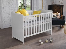 Matilda White Baby Cot Bed