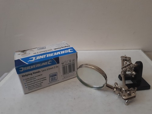 Helping hands magnifier glass - helping,