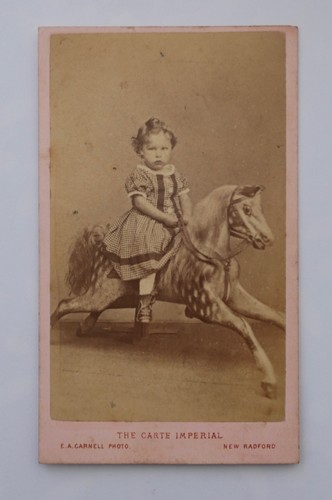 Cdv child a rocking - cdv,
