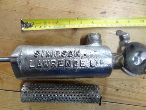 Vintage brass bronze - sea, inlet